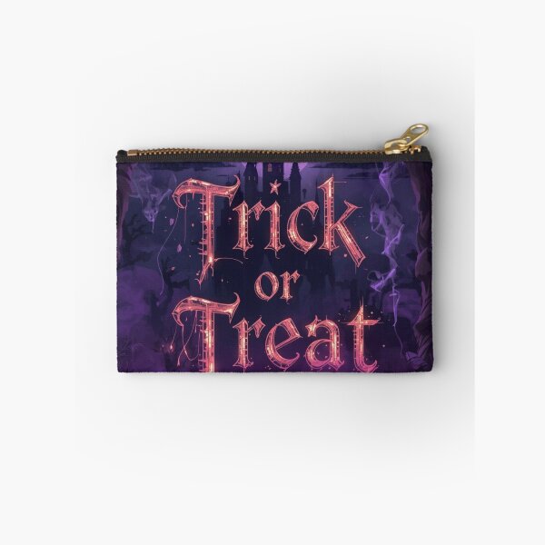 Item preview, Dark Gothic Trick or Treat Halloween Night with Pumpkins and Haunted Castle designed and sold by Purrfect Blend .