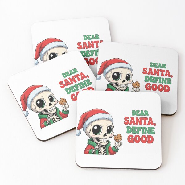 Item preview, Cute Skeleton Dear Santa, Define Good – Funny Christmas  designed and sold by FelixnRobinus.