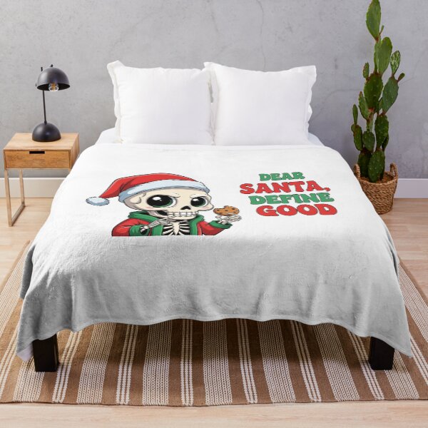 Item preview, Cute Skeleton Dear Santa, Define Good – Funny Christmas designed and sold by FelixnRobinus.