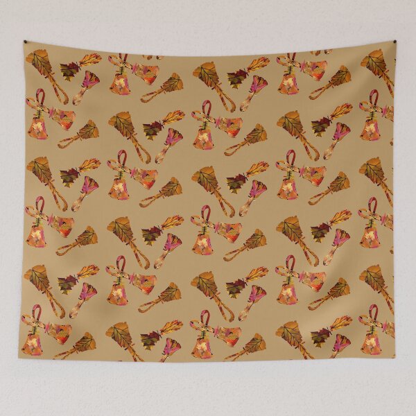 Item preview, Harmony of handbells in falling foliage designed and sold by CelticClapper.