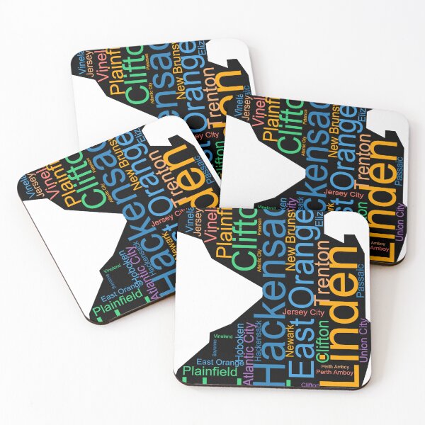 Item preview, New Jersey City Word Art designed and sold by TheIconSmith.