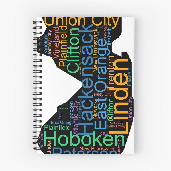 Item preview, New Jersey City Word Art designed and sold by TheIconSmith.