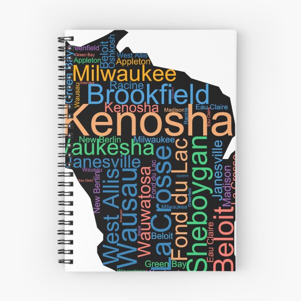 Item preview, Wisconsin City Word Art designed and sold by TheIconSmith.