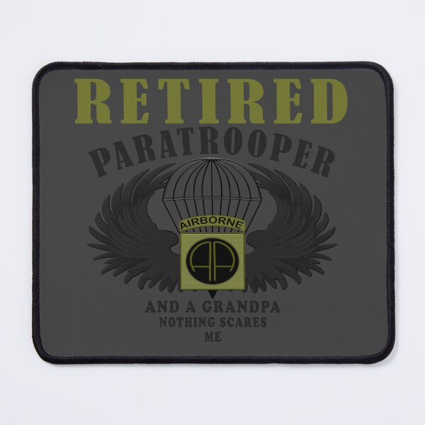 Item preview, 82nd Airborne Retired Paratrooper Grandpa T-Shirt - Nothing Scares Me designed and sold by PCD2021.