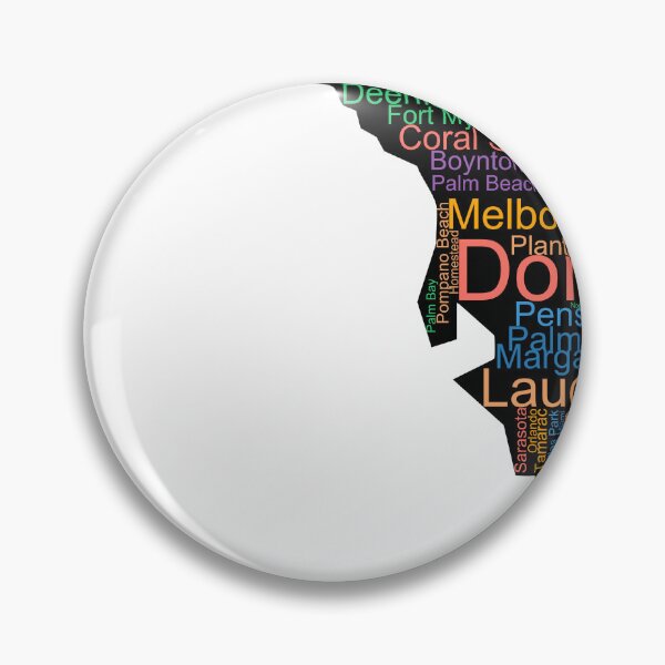 Item preview, Florida City Word Art designed and sold by TheIconSmith.