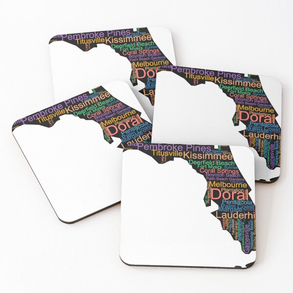 Item preview, Florida City Word Art designed and sold by TheIconSmith.