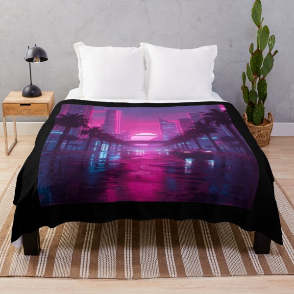 Item preview, Neon Metropolis - Retro Gamer Cityscape designed and sold by ChicTrendz.