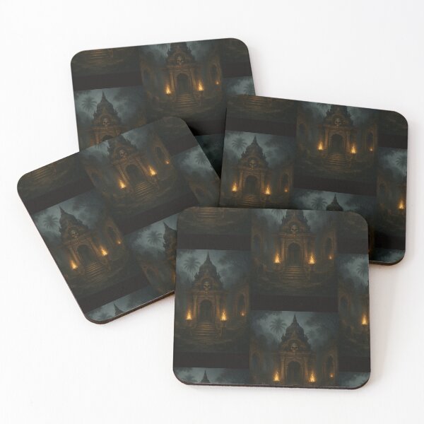 Item preview, Sri Lankan Luxe Halloween – Temple Ruins Glow  designed and sold by Ceylon Luxe Collections.