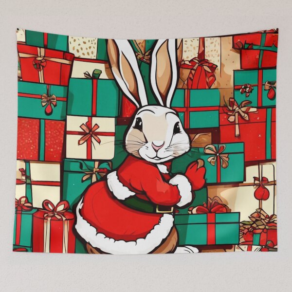 Item preview, Rabbit Sitting on Presents designed and sold by Zofia Sosnecka.