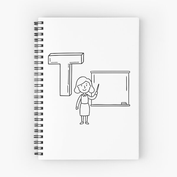 Item preview, An illustration of letter T stands for Teacher designed and sold by rasagamastore.