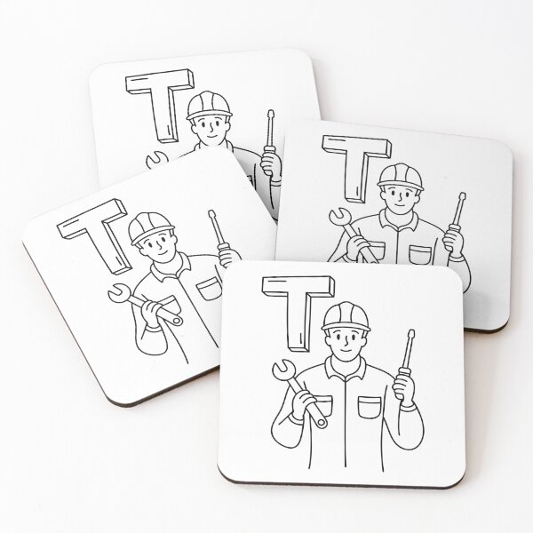 Item preview, An illustration of letter T stands for Technician designed and sold by rasagamastore.