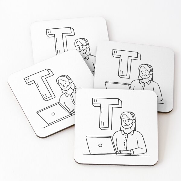 Item preview, An illustration of letter T stands for Telemarketer designed and sold by rasagamastore.