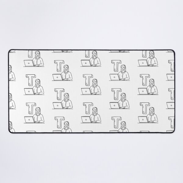 Item preview, An illustration of letter T stands for Telemarketer designed and sold by rasagamastore.