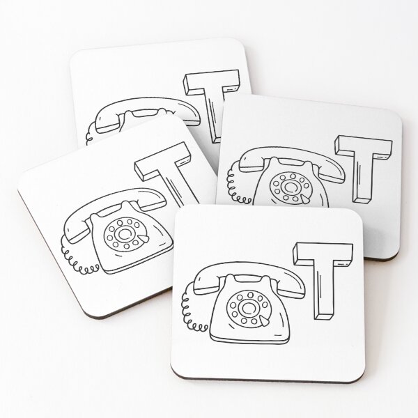 Item preview, An illustration of letter T stands for Telephone designed and sold by rasagamastore.