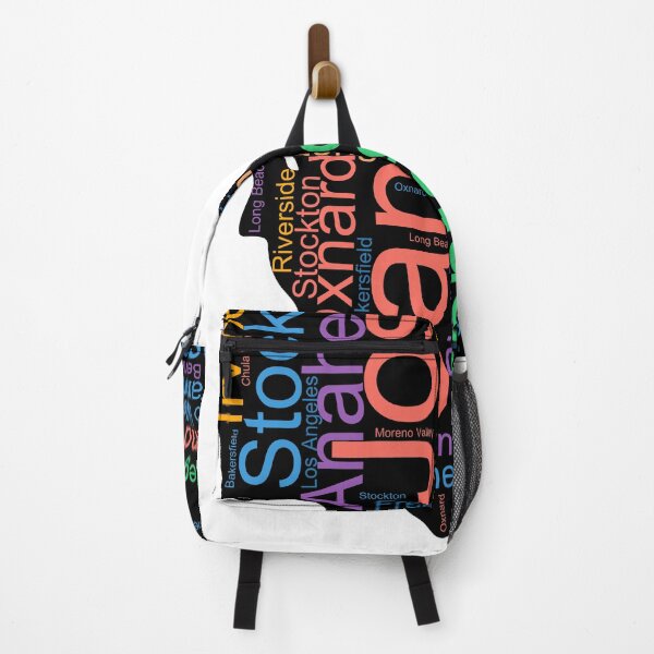 Item preview, California Word Art With Cities designed and sold by TheIconSmith.