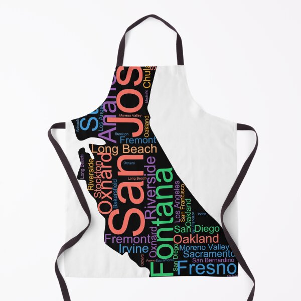Item preview, California Word Art With Cities designed and sold by TheIconSmith.