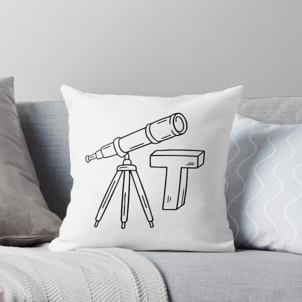 Item preview, An illustration of letter T stands for Telescope designed and sold by rasagamastore.
