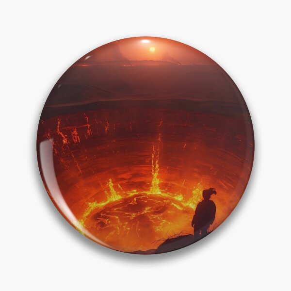 Item preview, The Gate of Fire — Darvaza’s Eternal Flame designed and sold by kabucino.