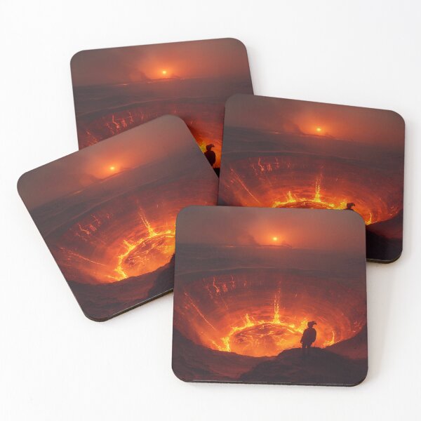Item preview, The Gate of Fire — Darvaza’s Eternal Flame designed and sold by kabucino.