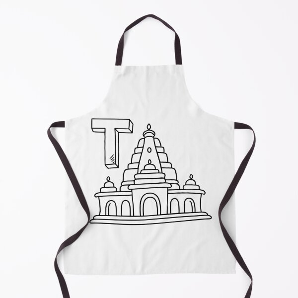 Item preview, An illustration of letter T stands for Temple designed and sold by rasagamastore.
