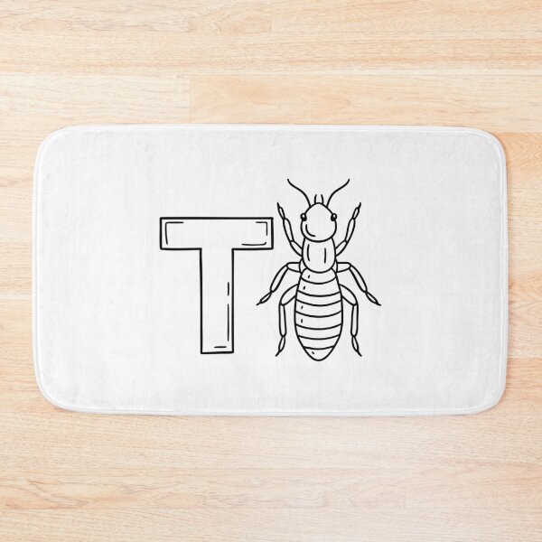 Item preview, An illustration of letter T stands for Termite designed and sold by rasagamastore.