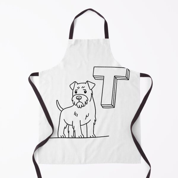Item preview, An illustration of letter T stands for Terrier designed and sold by rasagamastore.