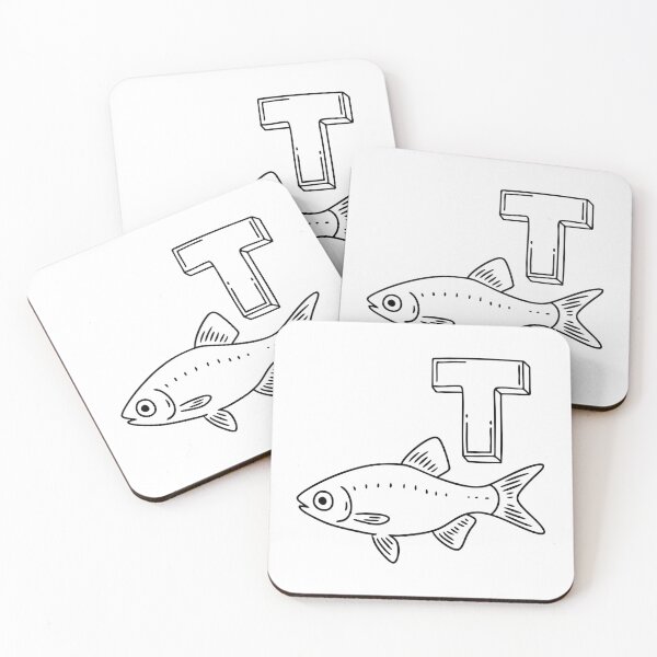 Item preview, An illustration of letter T stands for Tetra designed and sold by rasagamastore.