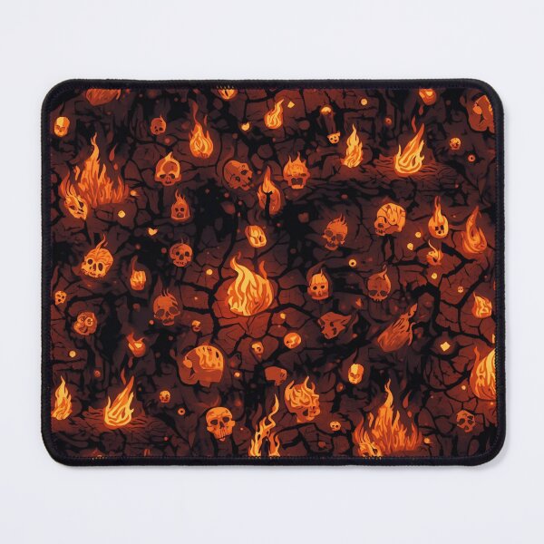 Item preview, Flames of the Damned – Infernal Fire Pattern designed and sold by kabucino.