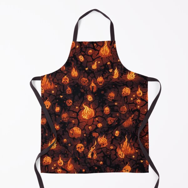 Item preview, Flames of the Damned – Infernal Fire Pattern designed and sold by kabucino.