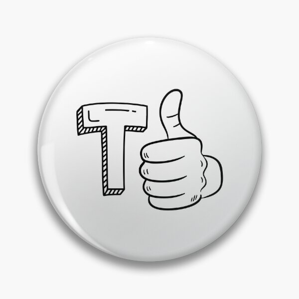 Item preview, An illustration of letter T stands for Thumb designed and sold by rasagamastore.