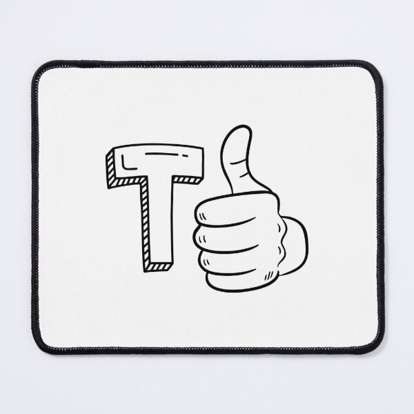 Item preview, An illustration of letter T stands for Thumb designed and sold by rasagamastore.