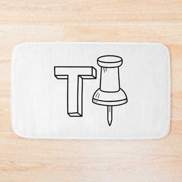 Item preview, An illustration of letter T stands for Thumbtack designed and sold by rasagamastore.