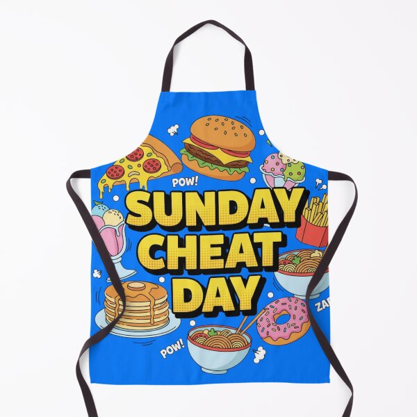 Item preview, Sunday Cheat Day Fitness T-Shirt | Funny Workout Recovery Foodie Tee designed and sold by loccotown168.