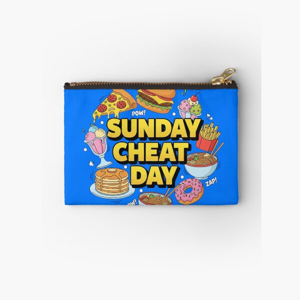 Item preview, Sunday Cheat Day Fitness T-Shirt | Funny Workout Recovery Foodie Tee designed and sold by loccotown168.