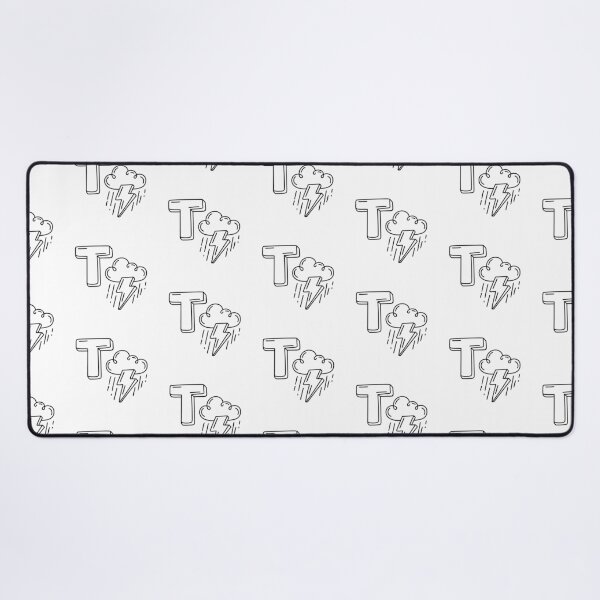 Item preview, An illustration of letter T stands for Thunder designed and sold by rasagamastore.