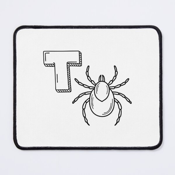 Item preview, An illustration of letter T stands for Tick designed and sold by rasagamastore.