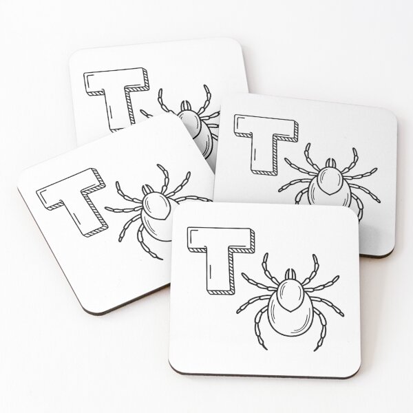 Item preview, An illustration of letter T stands for Tick designed and sold by rasagamastore.
