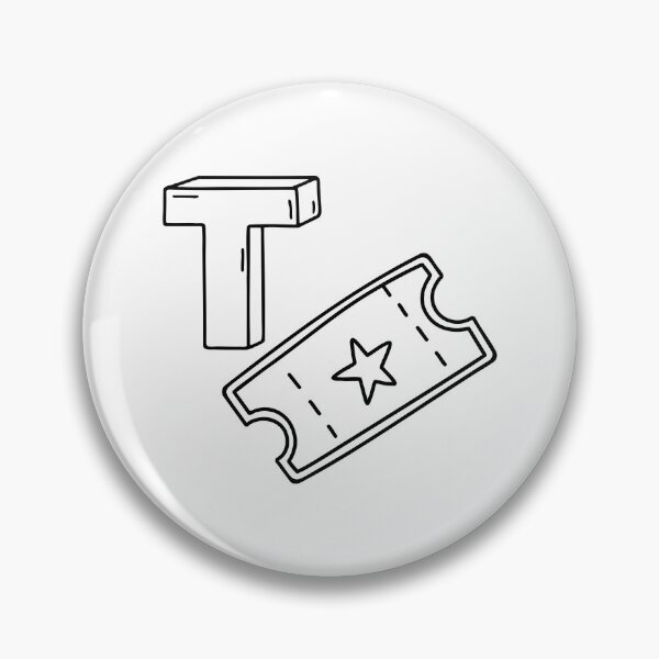 Item preview, An illustration of letter T stands for Ticket designed and sold by rasagamastore.