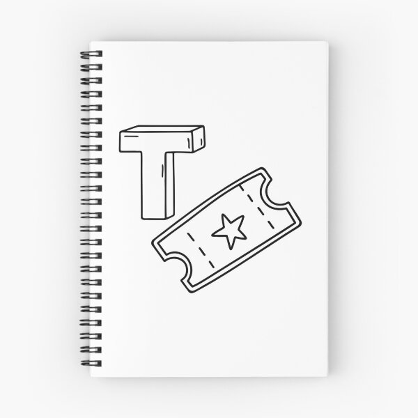 Item preview, An illustration of letter T stands for Ticket designed and sold by rasagamastore.