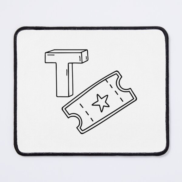 Item preview, An illustration of letter T stands for Ticket designed and sold by rasagamastore.