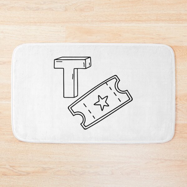 Item preview, An illustration of letter T stands for Ticket designed and sold by rasagamastore.