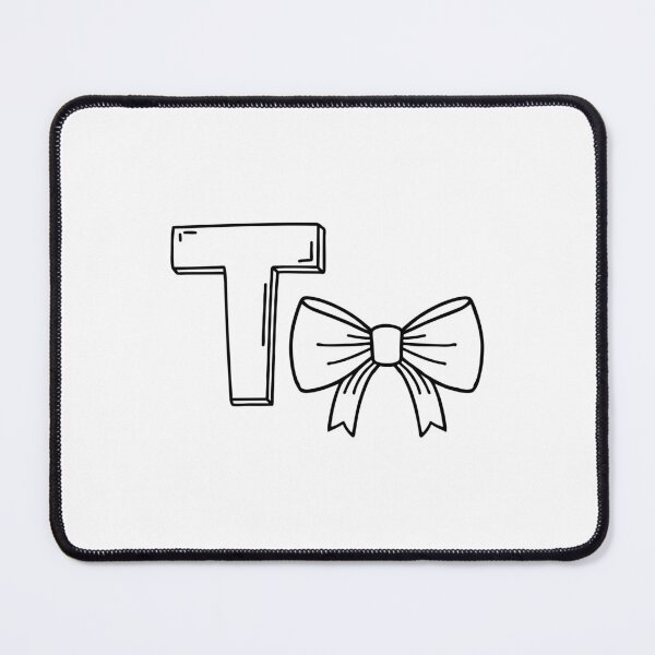Item preview, An illustration of letter T stands for Tie bow designed and sold by rasagamastore.