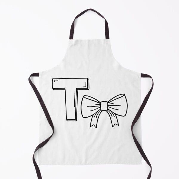 Item preview, An illustration of letter T stands for Tie bow designed and sold by rasagamastore.