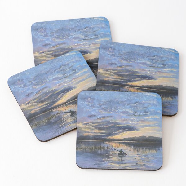 Item preview, Paddling into the Sunset ~ Painting designed and sold by Debbie Center.