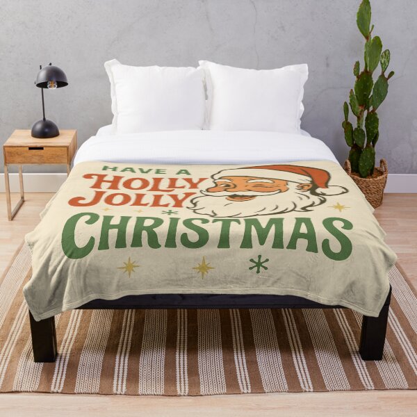 Item preview, Holly Jolly Christmas – Retro Santa Design designed and sold by Ombrya.