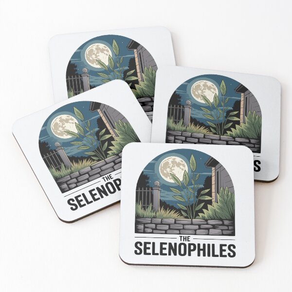Item preview, The Selenophiles – Moon Lovers Aesthetic Art | Celestial Night Illustration designed and sold by MAGICKEY2024.