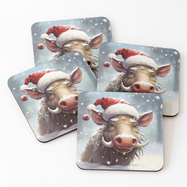 Item preview, Christmas warthog designed and sold by ArtfulPlay.
