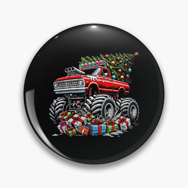 Item preview, Funny Christmas Monster Truck designed and sold by AdelinaPi.