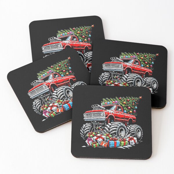 Item preview, Funny Christmas Monster Truck designed and sold by AdelinaPi.