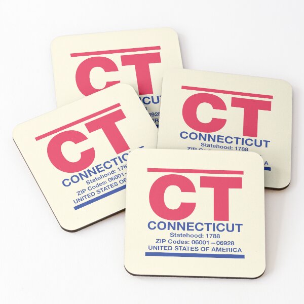 Item preview, Connecticut, CT, United States of America, Constitution State designed and sold by CharlottePlaceArt.